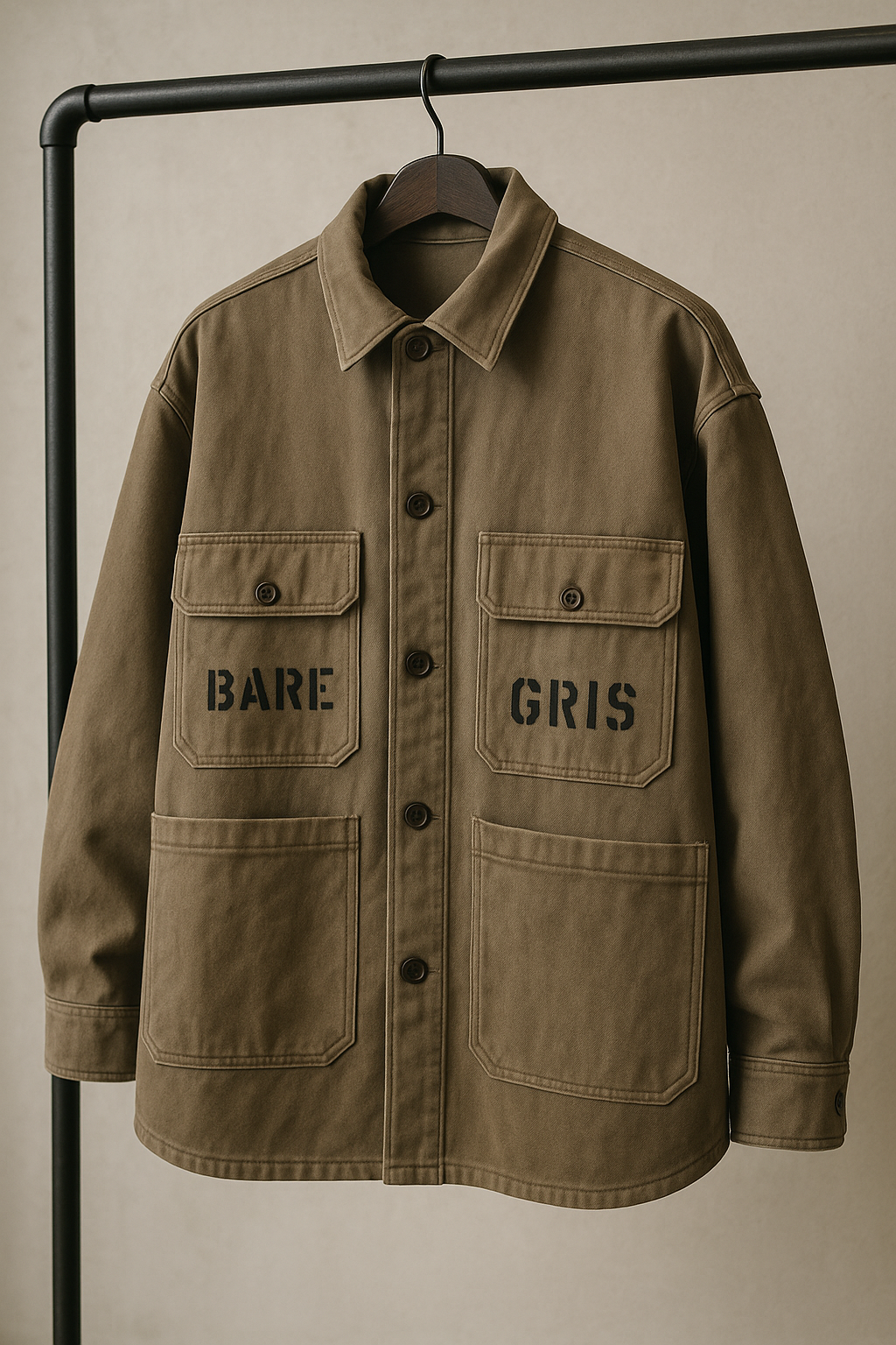 Workwear Overshirt — Olive — view 1